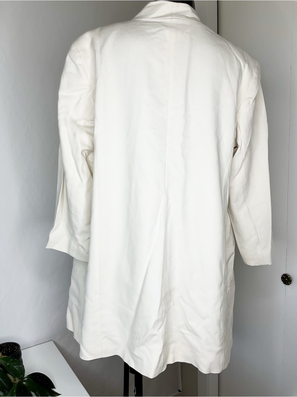 Eileen Fisher Cream Open-Front Jacket - Picture 12 of 12